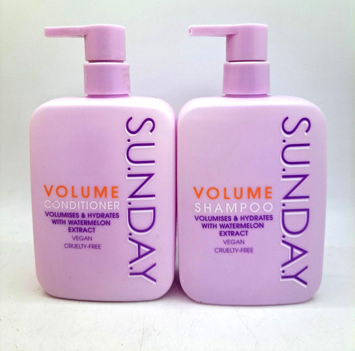 SUNDAY Volume Shampoo & Conditioner Set 350ml – Watermelon Extract Vegan