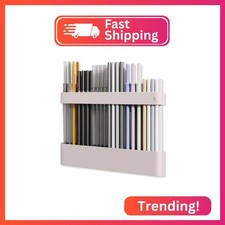 ABLY Straw Holder, reusable straw storage rack, suitable for kitchen walls, coun