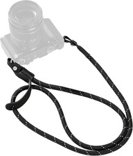 Rope Camera Neck Shoulder Strap, Adjustable Braided Shoulder Strap with O-Ring a
