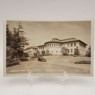 Agriculture Hall University of California Berkeley CA 1940s RPPC Postcard