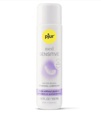 Pjur Med Sensitive Glide Water Based Intimate Personal Lubricant 3.4Oz