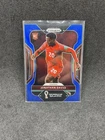 2022 Panini Prizm FIFA World Cup Qatar Soccer Blue Prizm Jonathan David #49