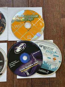 Loose game Lot Of 8 Assorted Games TESTED AND WORKING!