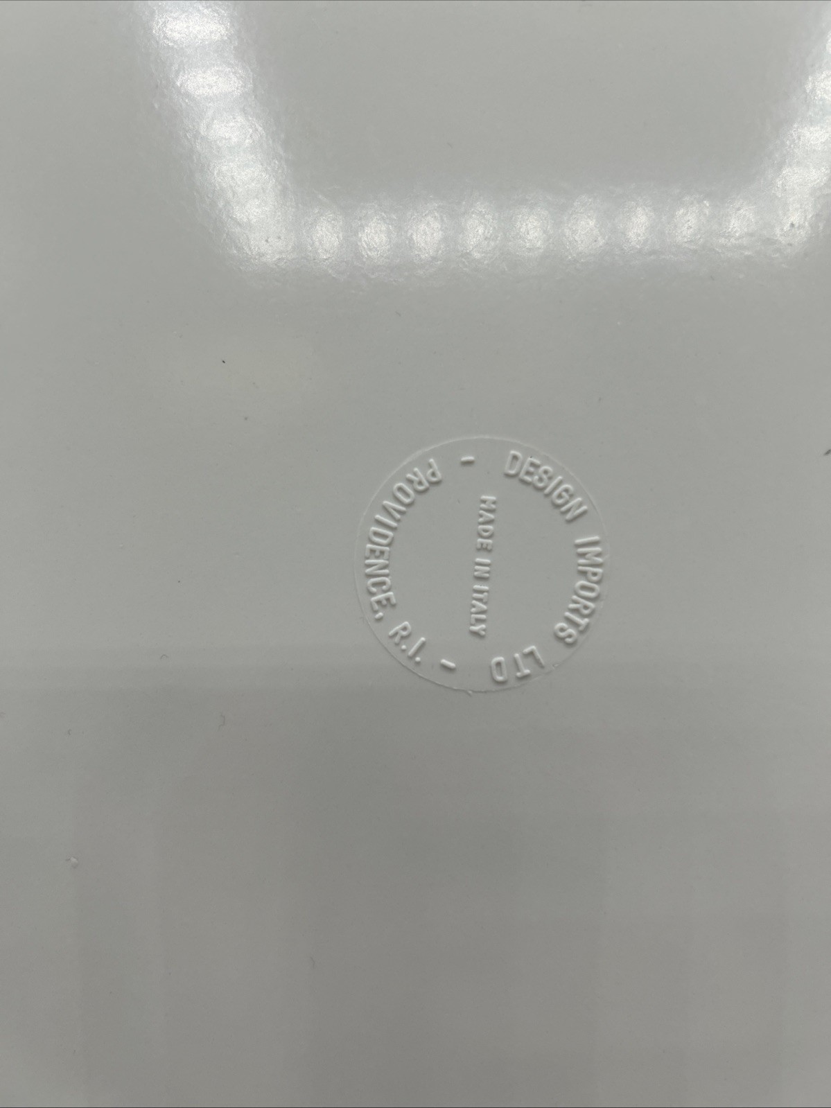 Tray Atelier Michele Trumel Design Imports Melamine Italy 10" x 12" Berry #6