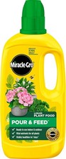 Miracle-Gro Pour Quality And Feed Liquid Plant Food  Free Postage 1L UK 5.44 per litre