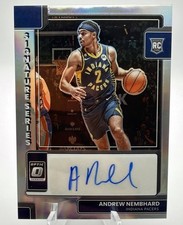 2022-23 Donruss Optic #SS-ANH Andrew Nembhard Signature Series Silver Holo 