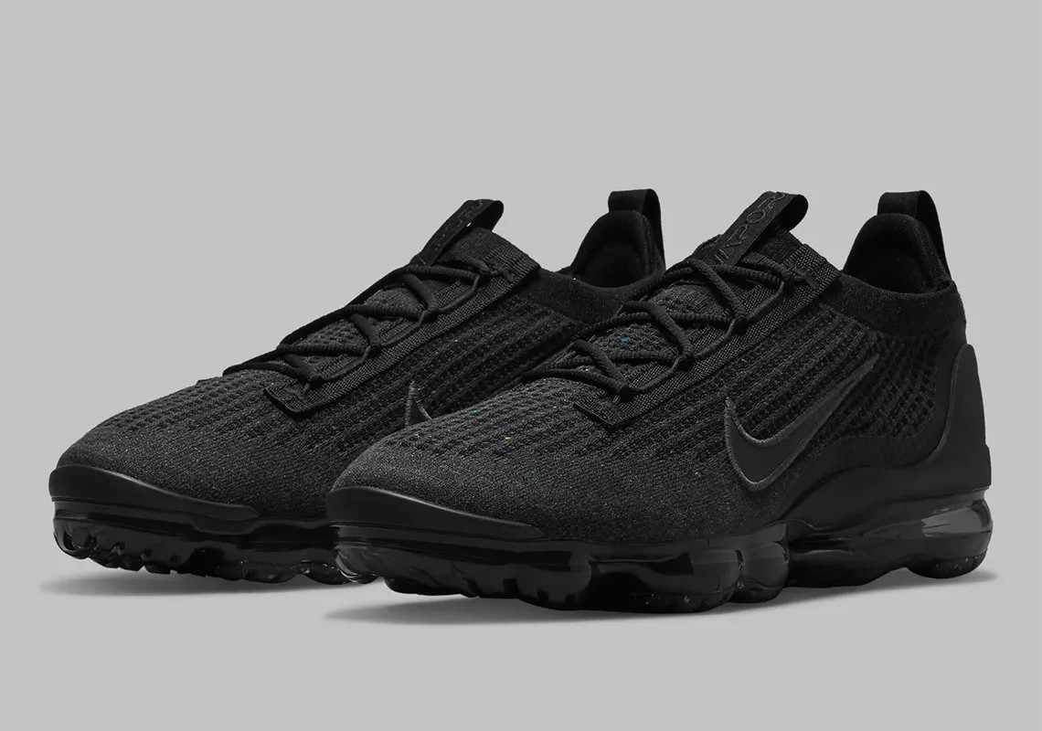 Nike Air Vapormax 2021 Flyknit Triple Black Anthracite Grey DH4084