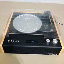 Victrola VTA-72 Majestic Bluetooth 3-Speed Turntable AM/FM Stereo RCA Out
