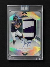 2024 Panini Eminence Jumbo Patch Auto Justin Jefferson On Card /10 Player Worn