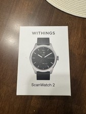 Withings ScanWatch 2 - 42mm Black/Silver - Unopened Box - Free Shipping