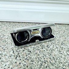 Vintage Stellar Folding Opera Glasses With Coates Lenses Made In Japan