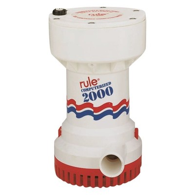 Rule Pumps 12 V 1998 GPH Electric Automatic Impeller Submersible Bilge Pump