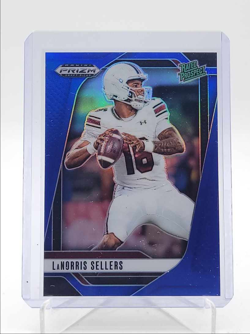 LANORRIS SELLERS 2025 PANINI PRIZM DRAFT RATED PROSPECT BLUE /249 Q6136