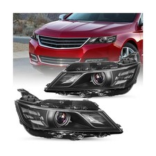 JSBOYAT Fits for 2014-2020 Chevy Impala Halogen Style Projector Black Housi...