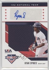 2019 Panini USA Baseball Stars & Stripes Jerseys 184/199 Ryan Spikes Auto 0d6s