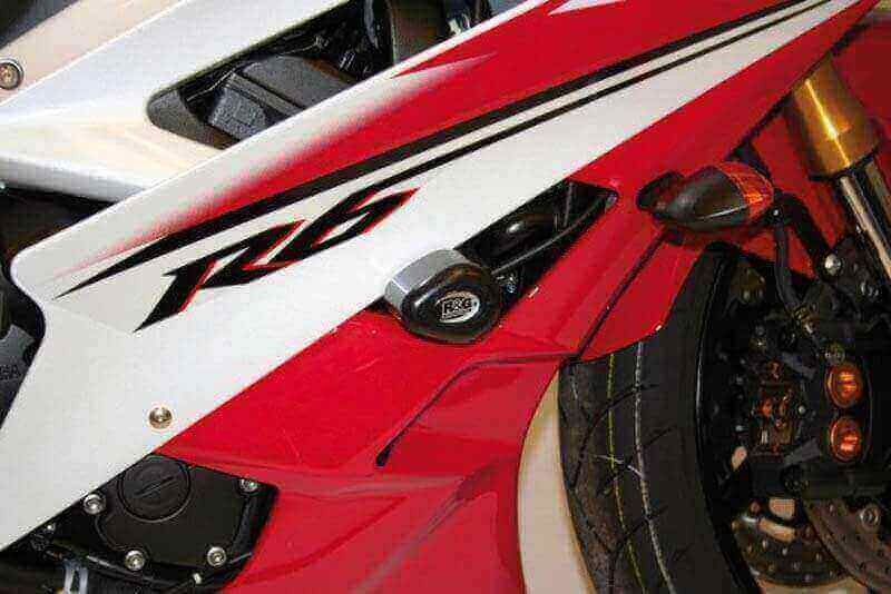 Protections tampons R&G CP0203BL pour éviter la casse du cadre sur Yamaha R6
