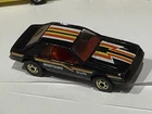 Hot Wheels Non-Redline Gold Rims Black SVO Mustang Cobra with Very Clean Decals