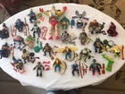 Vintage Teenage Mutant Ninja Turtles Lot Of 25 Playmates-Lots Of Accessories