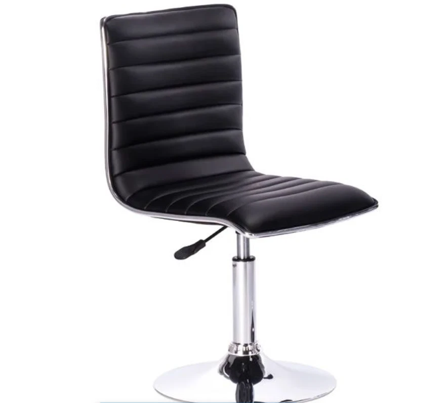 Design Guild Stools 2 Piece Set Armless Bar Stools, Black & White - Image 3 of 4