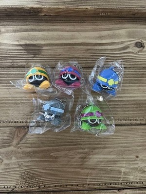 Rockman Exe Mettol Rubber Mascot Keychain Set Of 5