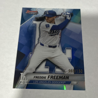 Topps 2025 Bowman's Best Freddie Freeman #52 Dodgers Serial Numbered 069/150