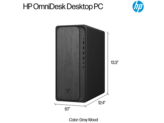 HP OmniDesk Desktop – AMD Ryzen 7, 16GB RAM, 1TB SSD, Windows 11 Home