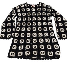 Show Me Your Mumu Mamacita Black White Coverup Mini Dress Women's X-Small XS