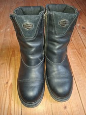 Harley Davidson Herren Motorradstiefel schwarz, leder Bikerboots Gr. 43,5