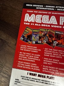 Mega Play Sega Video Game Magazine Judge Dredd Vol 6 No 3 June July 1995