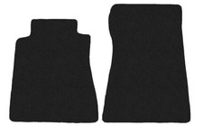 Vorne Veloursfußmatten für Mercedes C cl W201 1982-1993, Anthrazit Velour