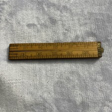 VINTAGE C-S Co. No.68 FOLDING RULE 2'=24" RULER MADE IN USA