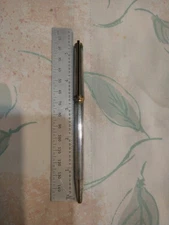 ST DUPONT MONTPARNNASSE SILVER PLATED BALL POINT PEN FRANCE NEW