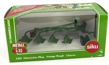 Siku Farmer Classic 1:32 Vintage Plough 3482 Die-Cast Metal Farm Implement Toy
