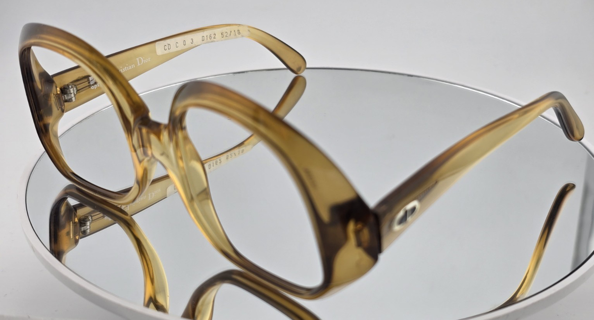 Rare Vintage Christian Dior Oversized Optyl Sunglasses FRAMES ONLY