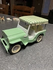 Vintage Tonka Outdoor Living Surrey Jeep light Green NICE!!!