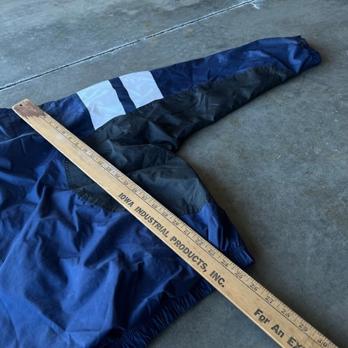 Vintage 90s Nike Colorblock Windbreaker Full Zip Track Jacket Navy White Large by Nike, Size L, $30 - Photo 8