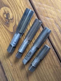 Job Lot Of Engineers Tools HSS Threading Taps ( tap & dies )
