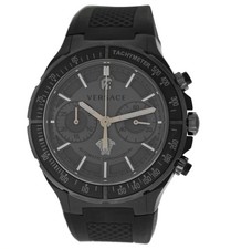 New Versace DV One 26CCS7D455 S009 Men's Steel PVD Chrono 45MM Automatic Watch