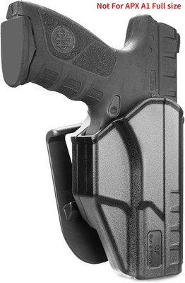 Thumb OWB Holster Fit Beretta APX Full Size 9mm/.40,Level II Retention RightHand