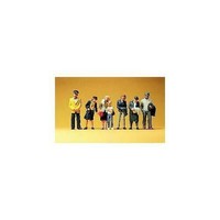 Passagiere (5) Und Stewardessen (2) Exklusives Ho/Oo Figuren Set Preiser 10382