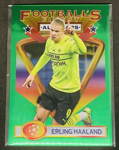 2021-22 TOPPS FINEST UCL FLASHBACKS HAALAND BORUSSIA DORTMUND JUMBO BOX TOPPER