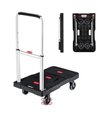 Folding Hand Truck Platform Truck 330 Lb Heavy Duty Dolly Cart