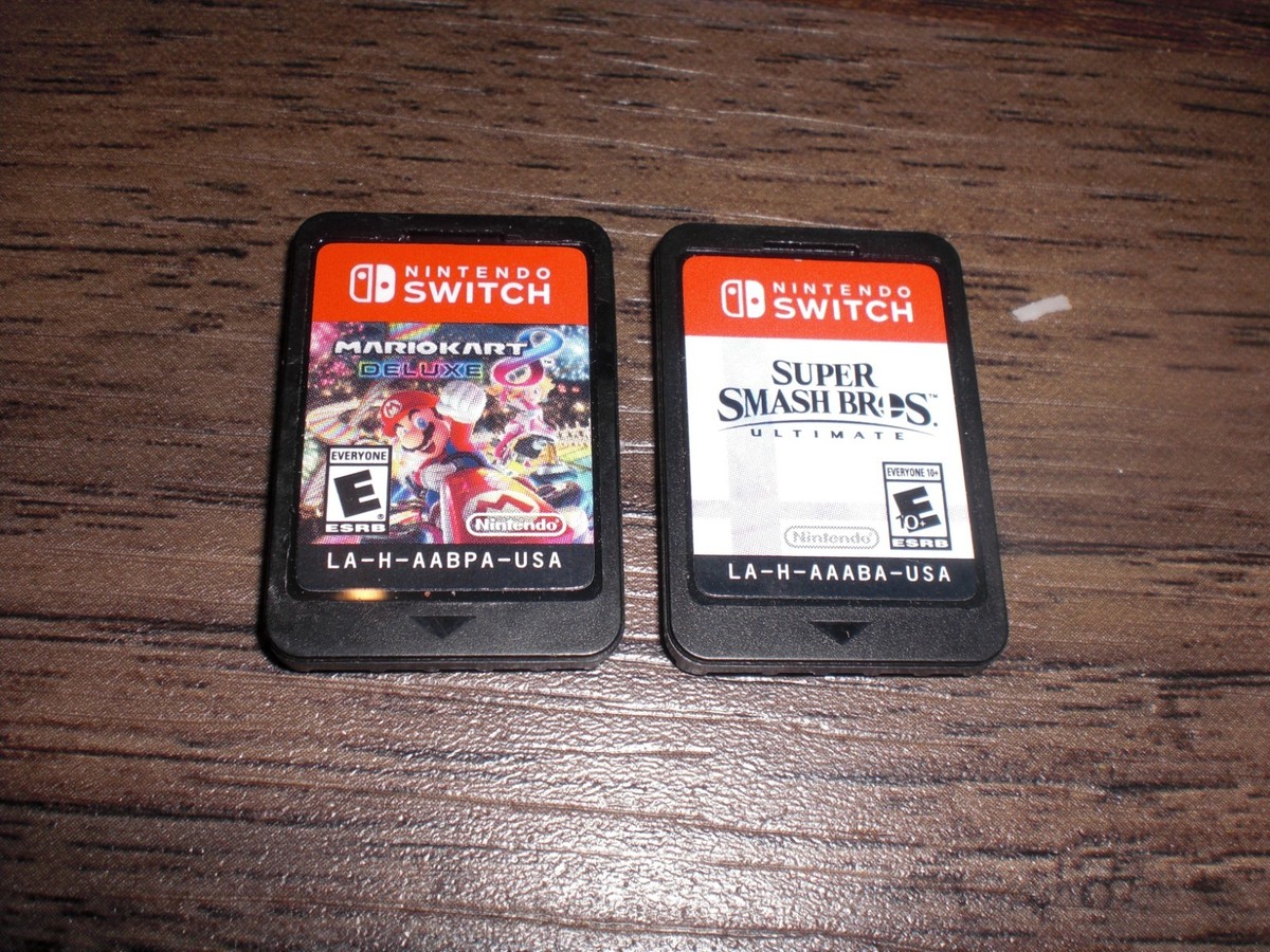Super Smash Bros. Ultimate + Mario Kart 8 Deluxe 4 Nintendo Switch