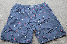 Vintage Polo Ralph Lauren Lounge Shorts Men's Medium All Over Pony Print GUC