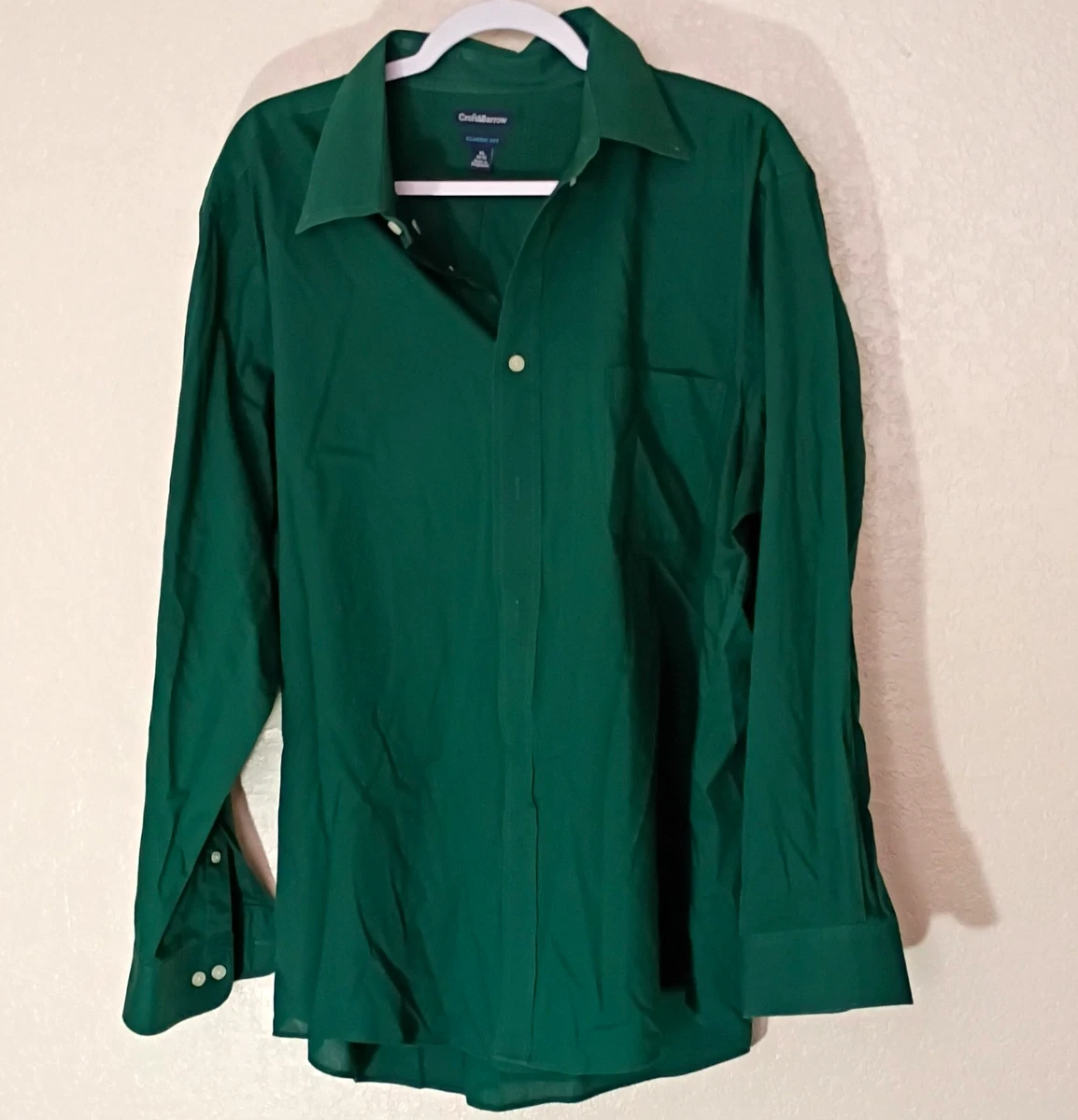 Green Dress Shirts for Men for sale