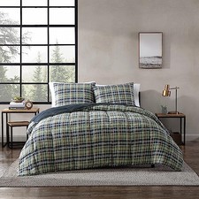 Eddie Bauer Flanell-Bettwäsche Set King – Beige, 100% Baumwolle, 3-teilig, Extra Weich