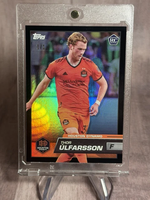 2023 Topps Thor Ulfarsson Rookie 1/1 One Of One Houston Dynamo MLS