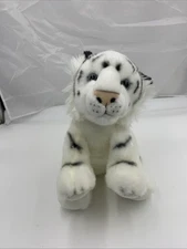 Adventure Planet Siberian White Tiger 14" Plush Stuffed Animal Blue Eyes BT