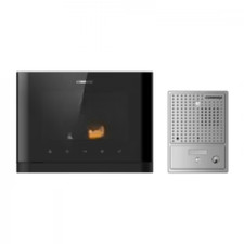 COMMAX IC62-1 7" Expandable Console Video Intercom Kit with Pinhole Gate Station