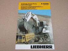 Prospekt Liebherr R 9350 Litronic Koparka hydrauliczna Opis techniczny 2007